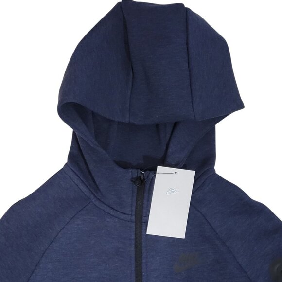 Nike Sportswear Big Kids Tech Fleece Full Zip Hoodie Size Medium 10-12 Yrs Blue - Picture 4 of 14